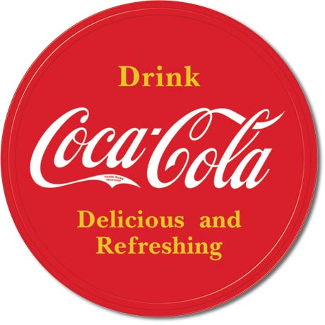 Coca Cola Button Logo